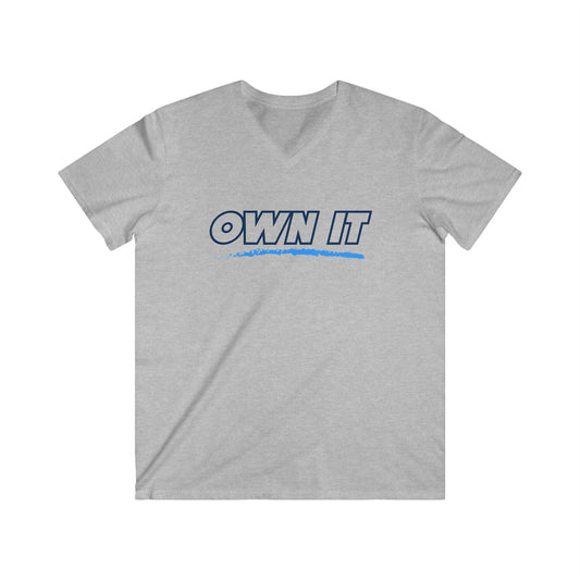 Own It Men's Fitted V-Neck Short Sleeve Tee