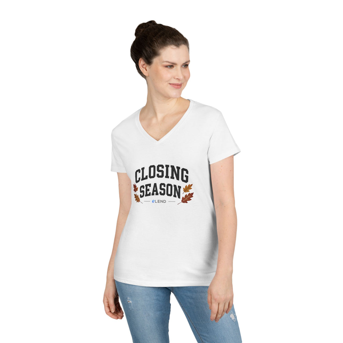 Closing Season Ladies' V-Neck T-Shirt