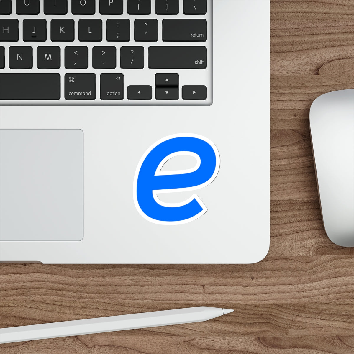 'e' Die-Cut Stickers