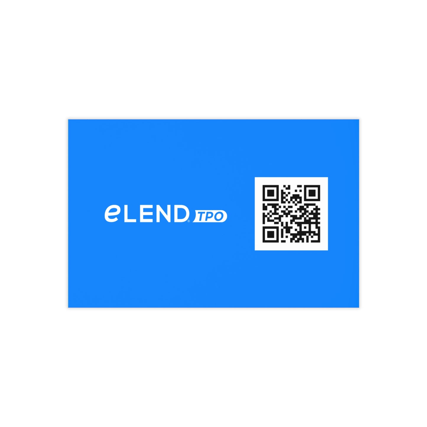 eLEND TPO Business Cards (Double-Sided)