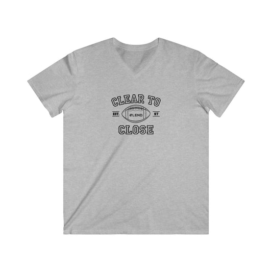 Clear to Close Men's Fitted V-Neck Short Sleeve Tee