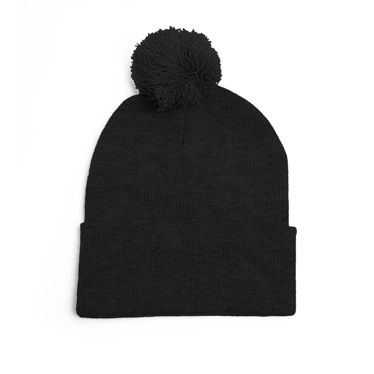 Pom-Pom Knit Cap (Embroidery)