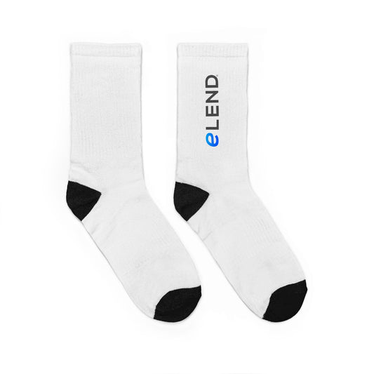 eLEND Unisex Padded Crew Socks (DTG)