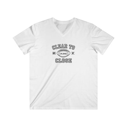 Clear to Close Men's Fitted V-Neck Short Sleeve Tee