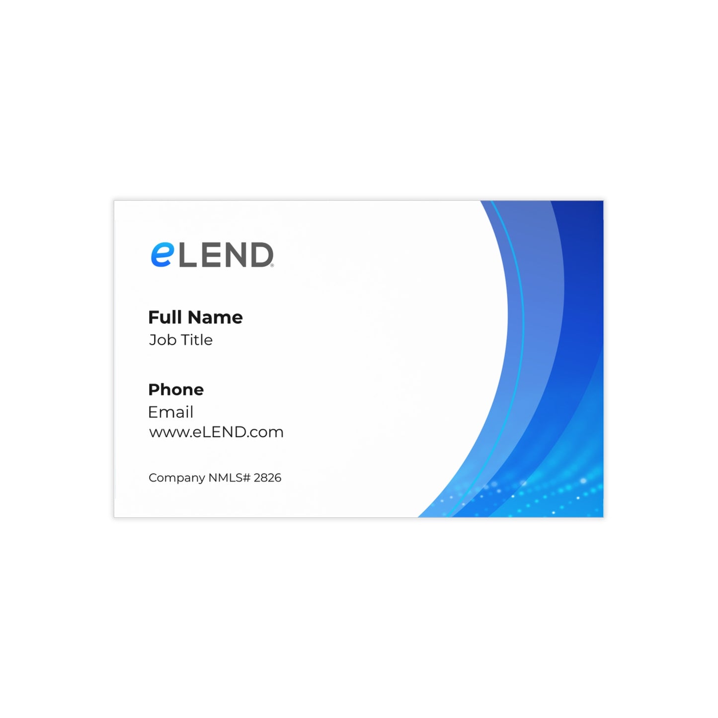 eLEND Business Cards (Double-Sided)