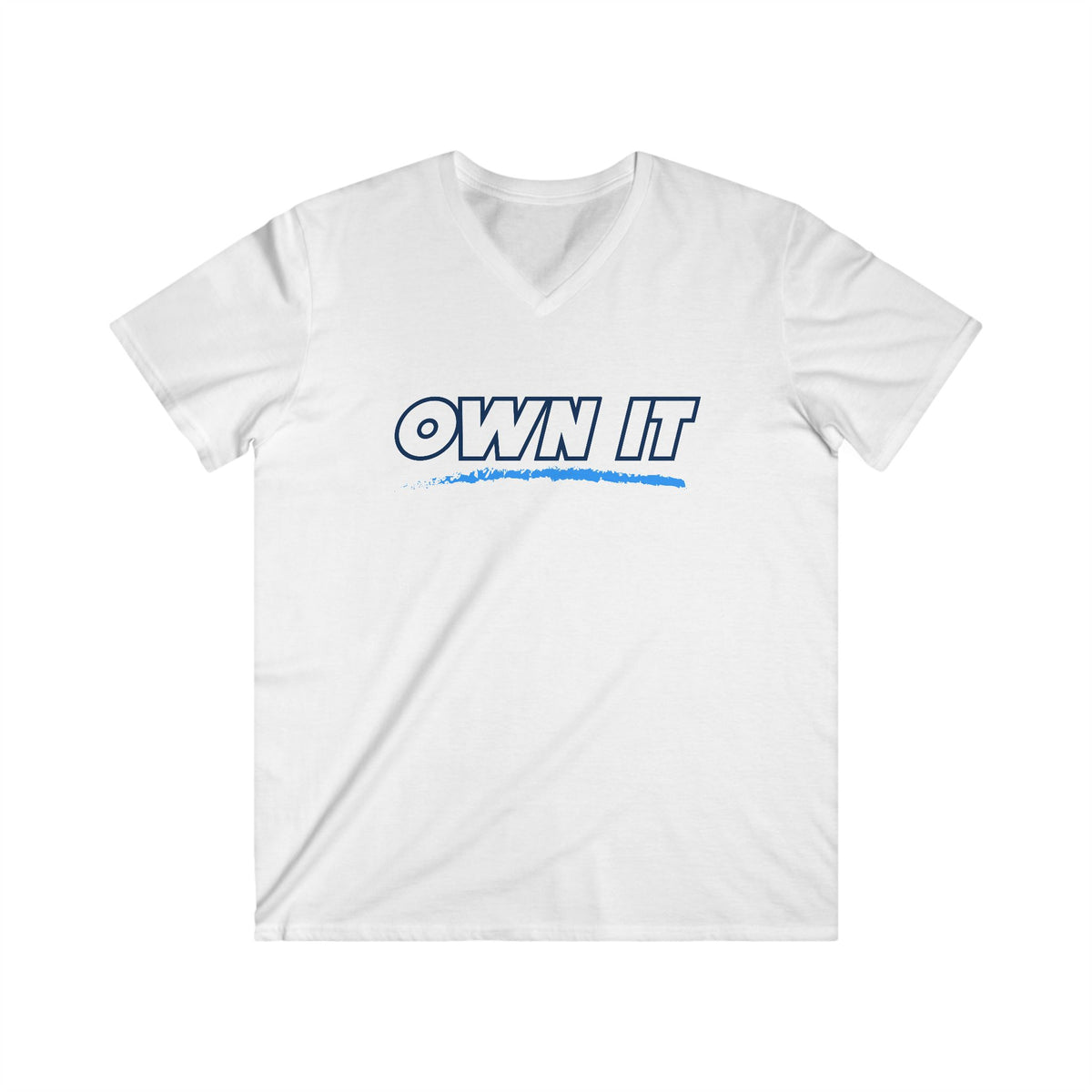 Own It Men's Fitted V-Neck Short Sleeve Tee