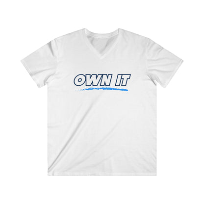 Own It Men's Fitted V-Neck Short Sleeve Tee