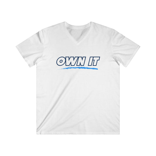 Own It Men's Fitted V-Neck Short Sleeve Tee