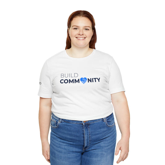 Build Community Unisex Jersey Short Sleeve Tee