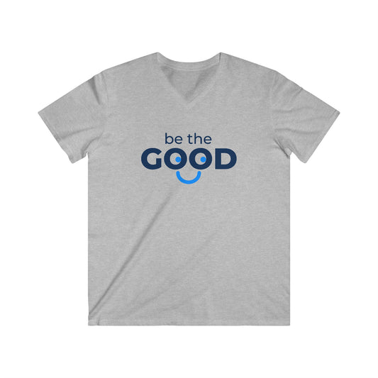 Be the Good Men's Fitted V-Neck Short Sleeve Tee