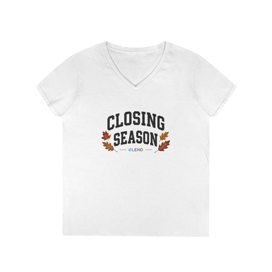 Closing Season Ladies' V-Neck T-Shirt