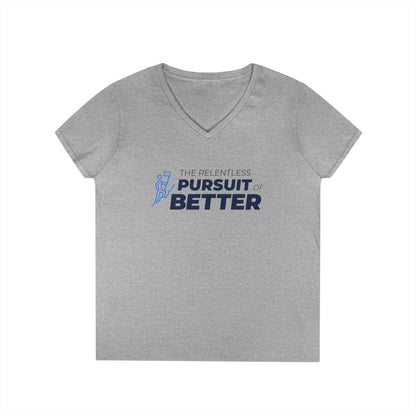 Pursuit of Better Ladies' V-Neck T-Shirt