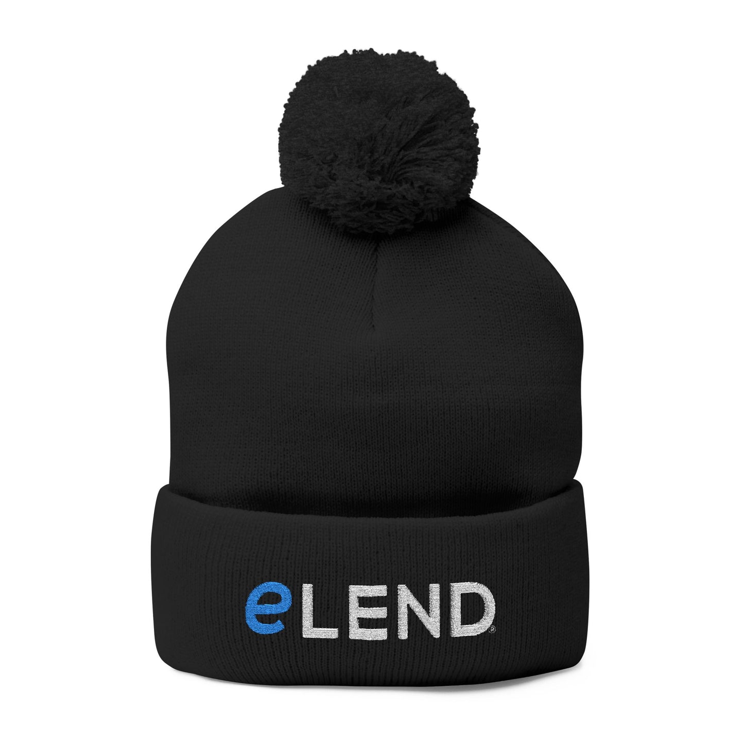 Pom-Pom Knit Cap (Embroidery)