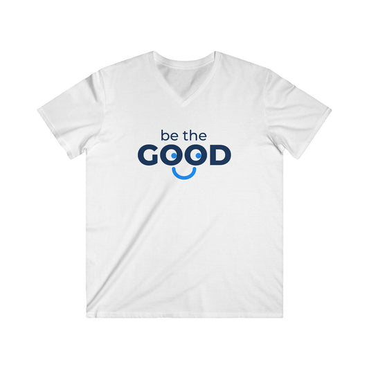 Be the Good Men's Fitted V-Neck Short Sleeve Tee