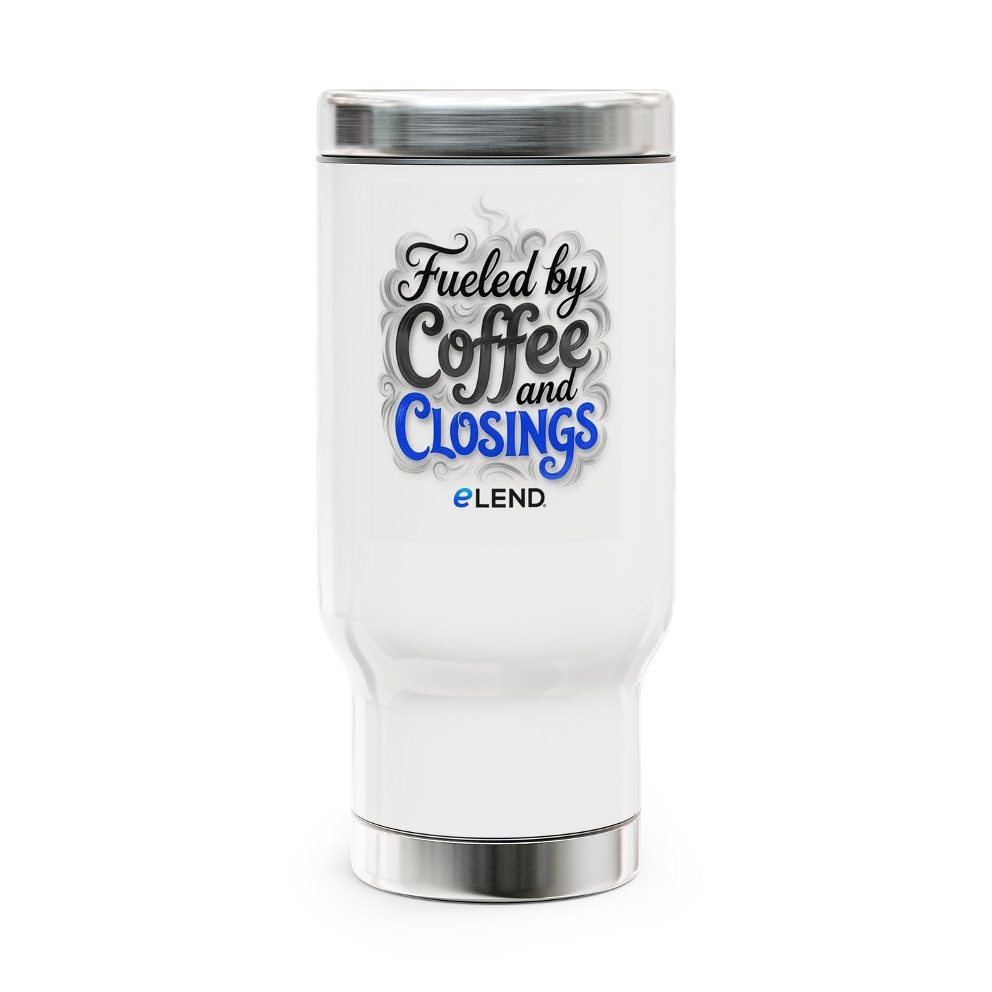 eLEND Stainless Steel Travel Mug with Handle