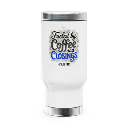eLEND Stainless Steel Travel Mug with Handle