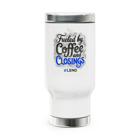 eLEND Stainless Steel Travel Mug with Handle
