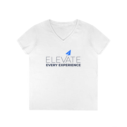 Elevate Every Experience Ladies' V-Neck T-Shirt