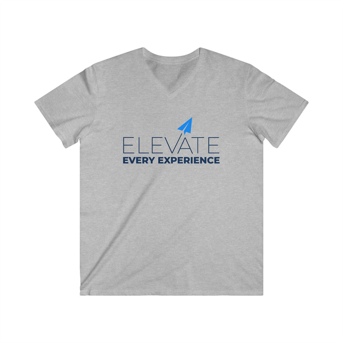 Elevate Men's Fitted V-Neck Short Sleeve Tee
