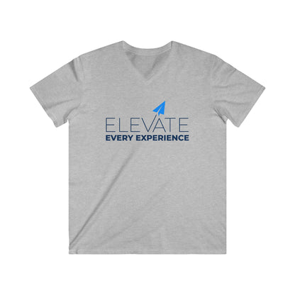 Elevate Men's Fitted V-Neck Short Sleeve Tee