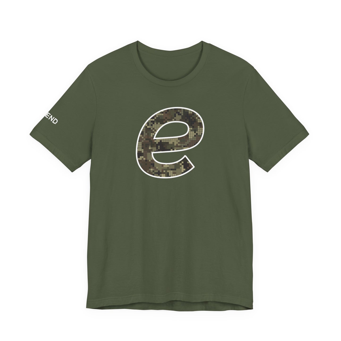 Digital Camo 'e' Unisex Jersey Short Sleeve Tee