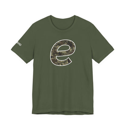 Digital Camo 'e' Unisex Jersey Short Sleeve Tee
