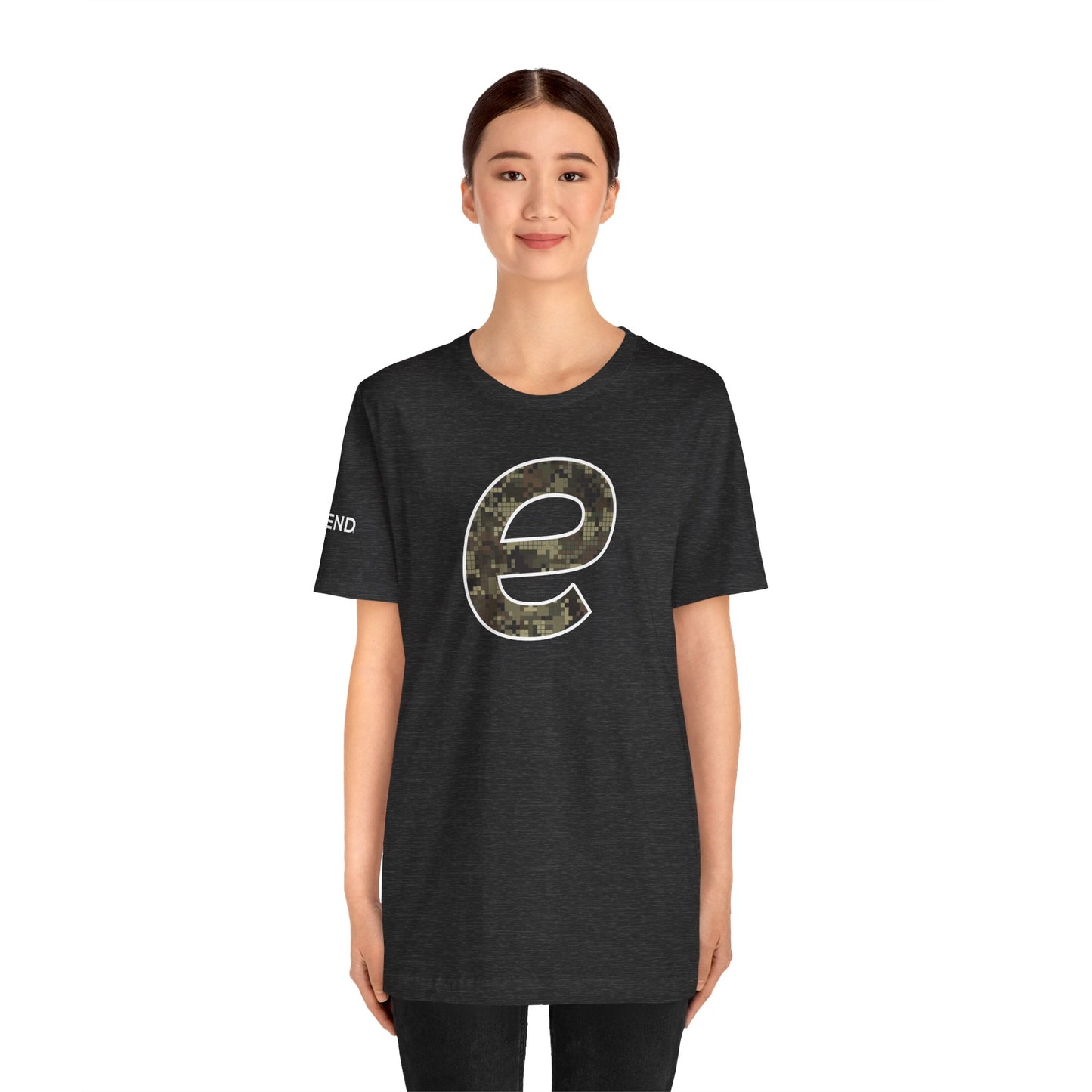 Digital Camo 'e' Unisex Jersey Short Sleeve Tee