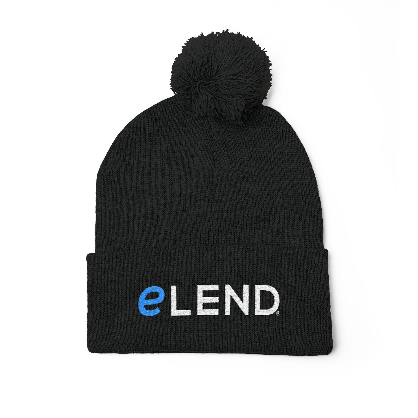 Pom-Pom Knit Cap (Embroidery)