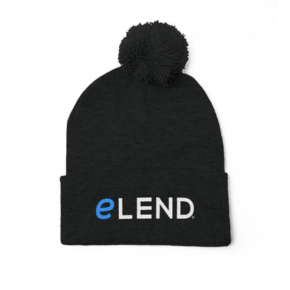 Pom-Pom Knit Cap (Embroidery)