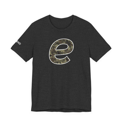 Digital Camo 'e' Unisex Jersey Short Sleeve Tee