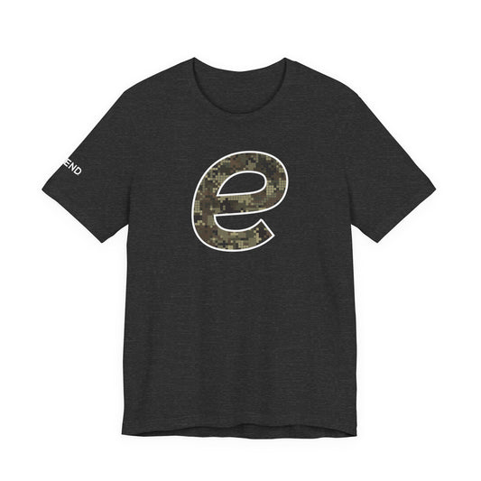 Digital Camo 'e' Unisex Jersey Short Sleeve Tee