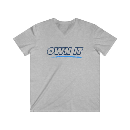 Own It Men's Fitted V-Neck Short Sleeve Tee