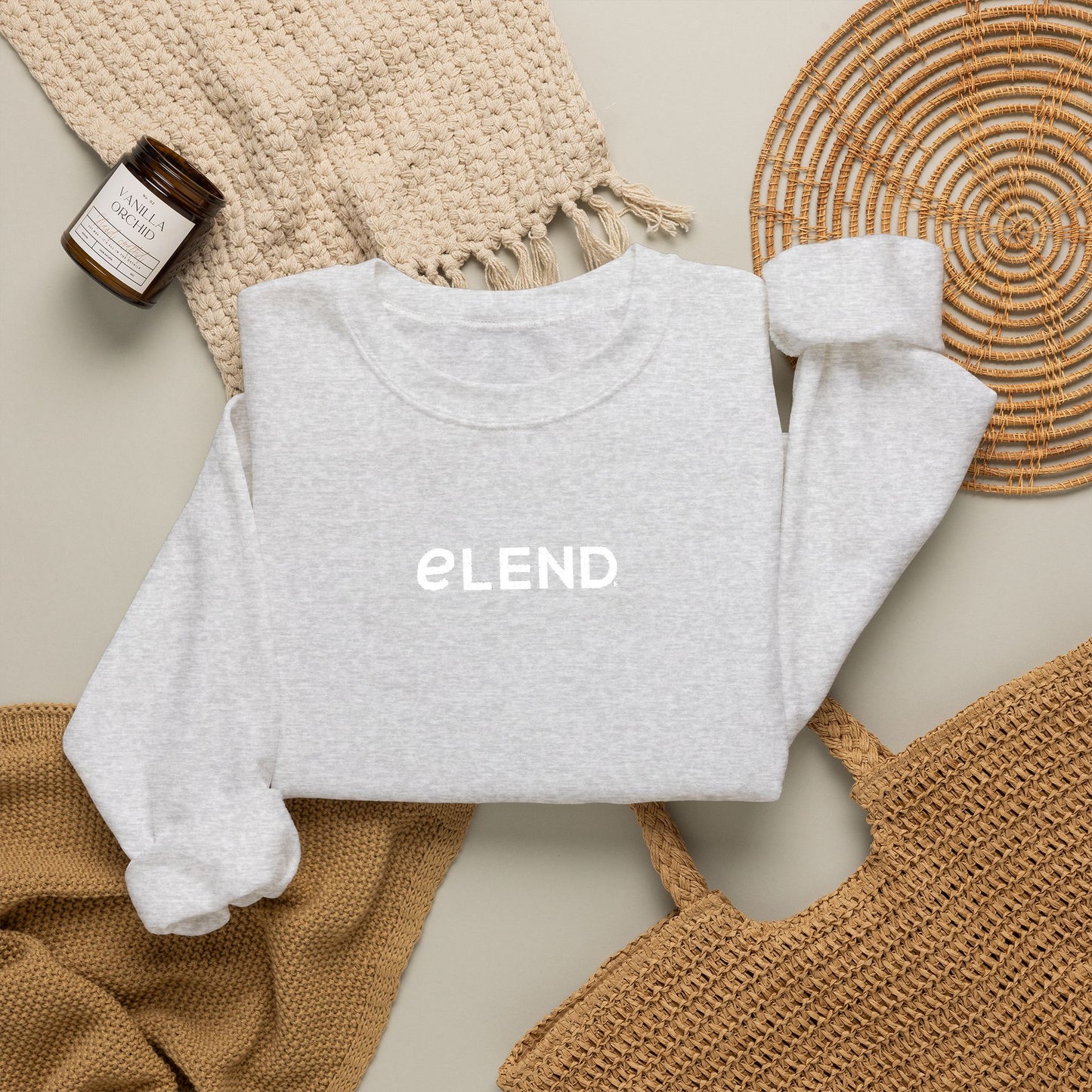 Embroidered eLEND Crewneck