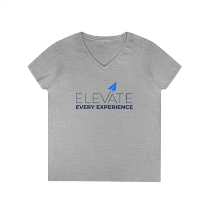 Elevate Every Experience Ladies' V-Neck T-Shirt