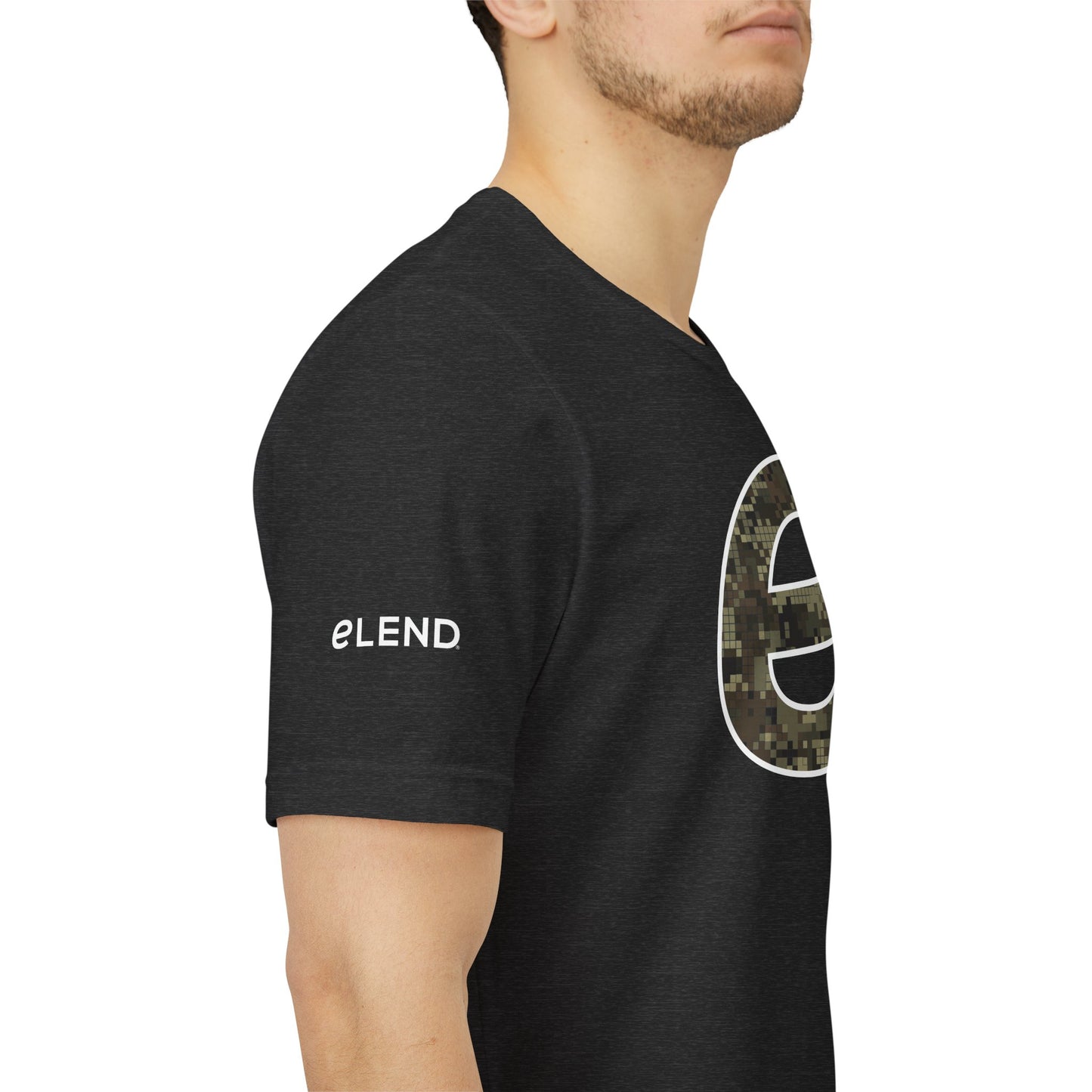 Digital Camo 'e' Unisex Jersey Short Sleeve Tee