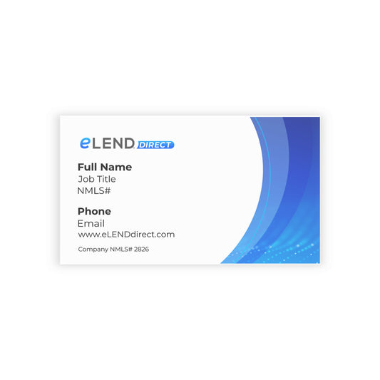 eLEND DIRECT Business Cards (Single-Sided)