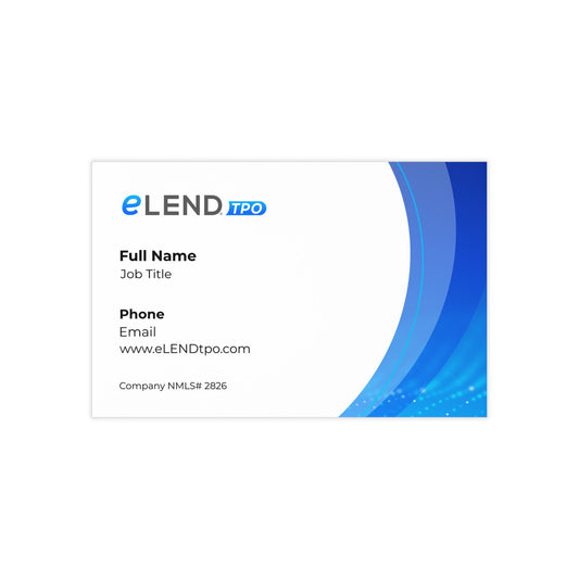 eLEND TPO Business Cards (Double-Sided)
