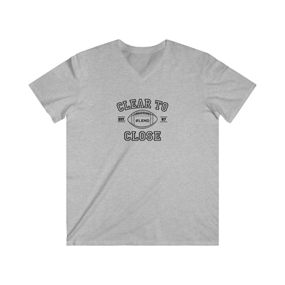 Clear to Close Men's Fitted V-Neck Short Sleeve Tee