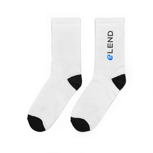 eLEND Unisex Padded Crew Socks (DTG)