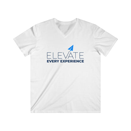 Elevate Men's Fitted V-Neck Short Sleeve Tee