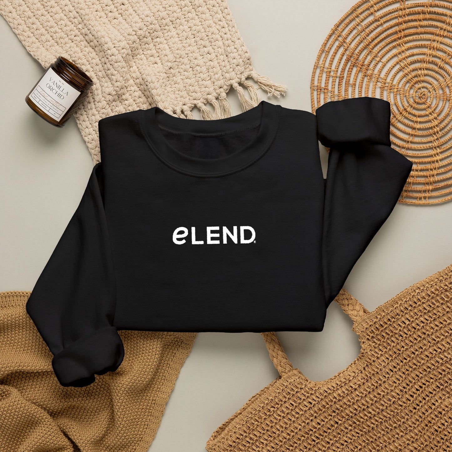 Embroidered eLEND Crewneck